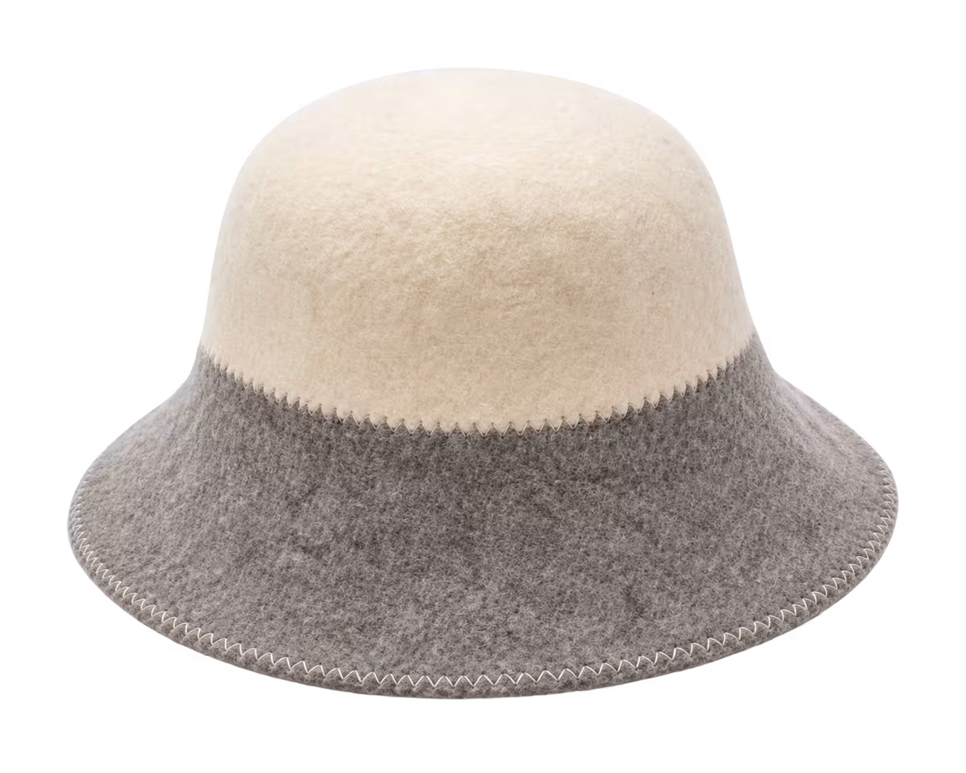 Finished handcrafted wool felt sauna hat by Sauna Hat Club