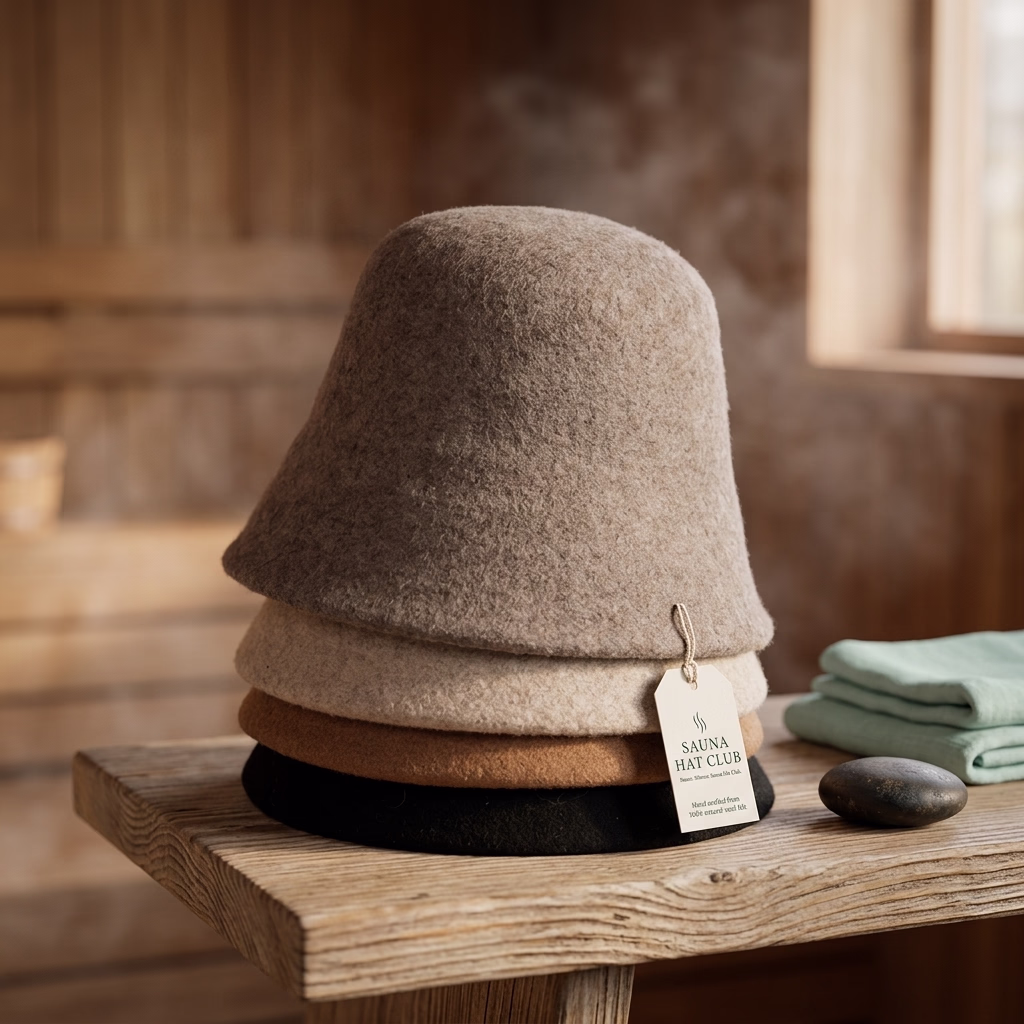 Premium Wool Bucket Hat | Adjustable Fit | Sauna Hat Club